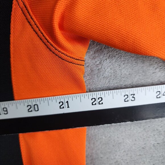 Men's Nike OSU Dri-Fit Polo Shirt Short Sleeve Black & Orange Oklahoma State M - Picture 9 of 11